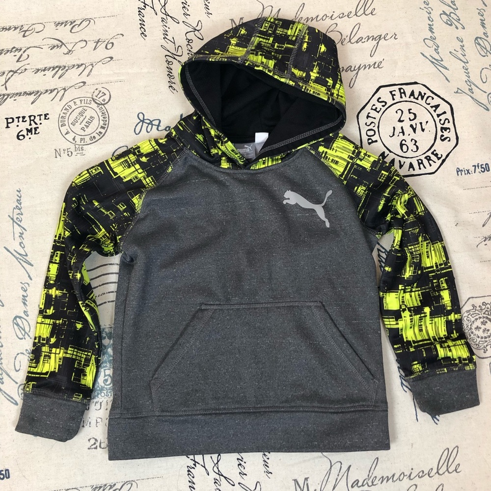Puma Boys Hoody Sweat Shirt Sz 6